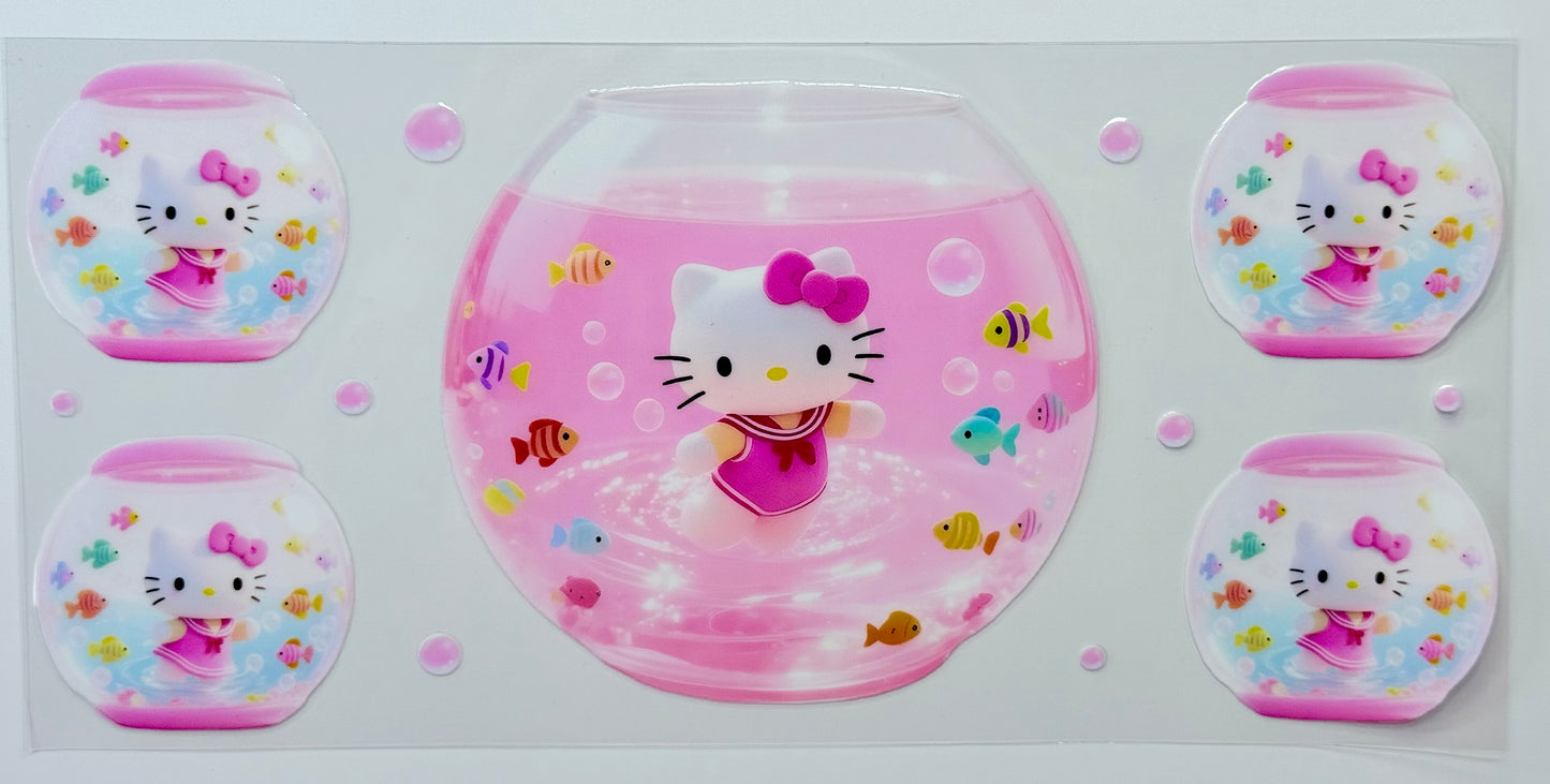 Kitty fish bowl