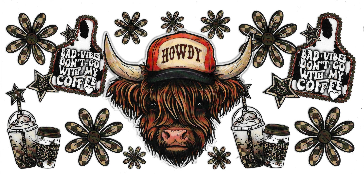 COFFEE BAD VIBES COW