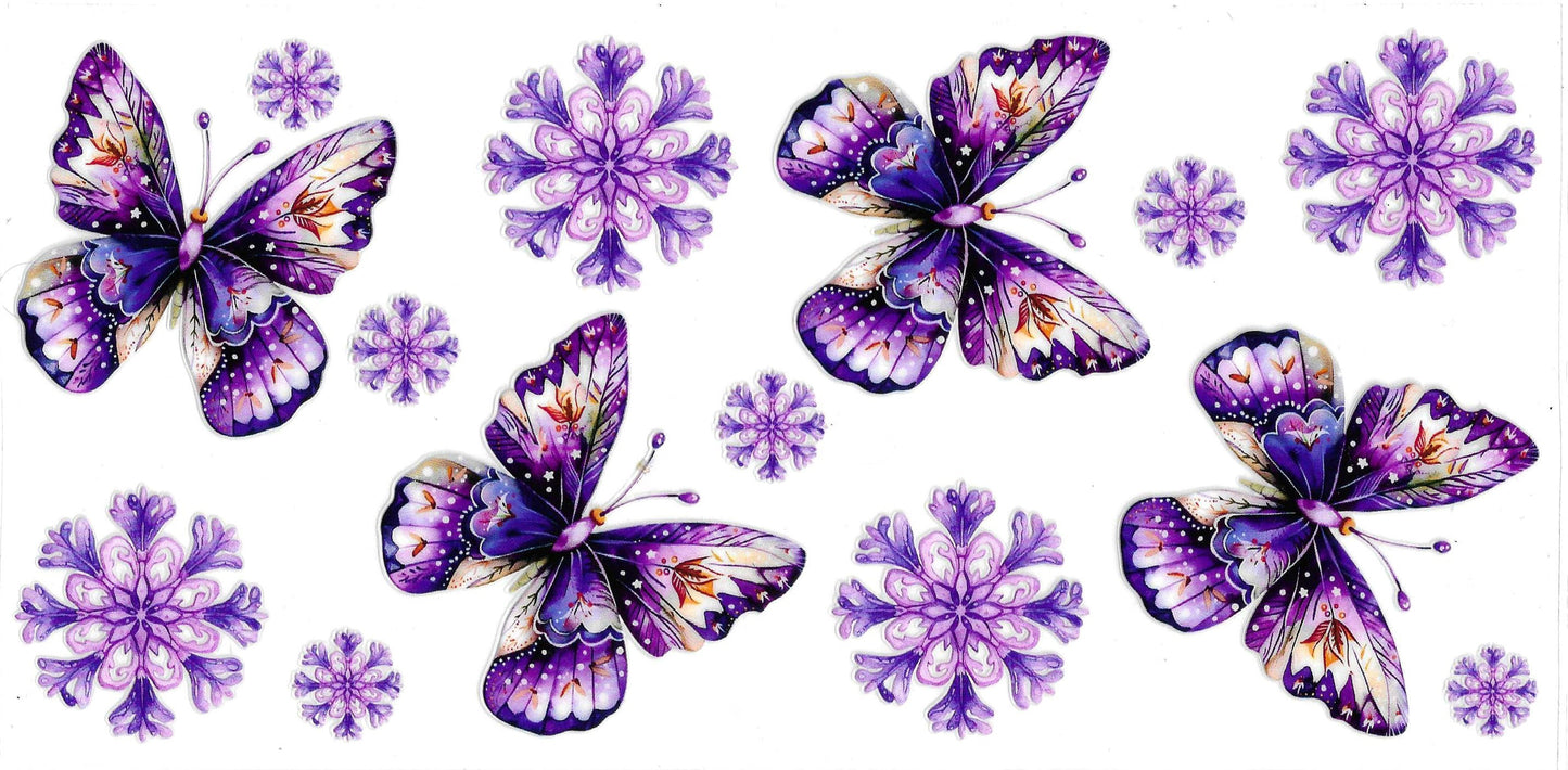 BRIGHT PURPLE BUTTERFLIES