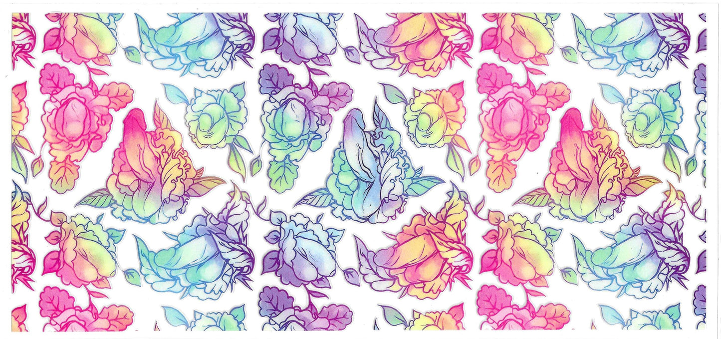 COLORFUL GARDEN ROSES