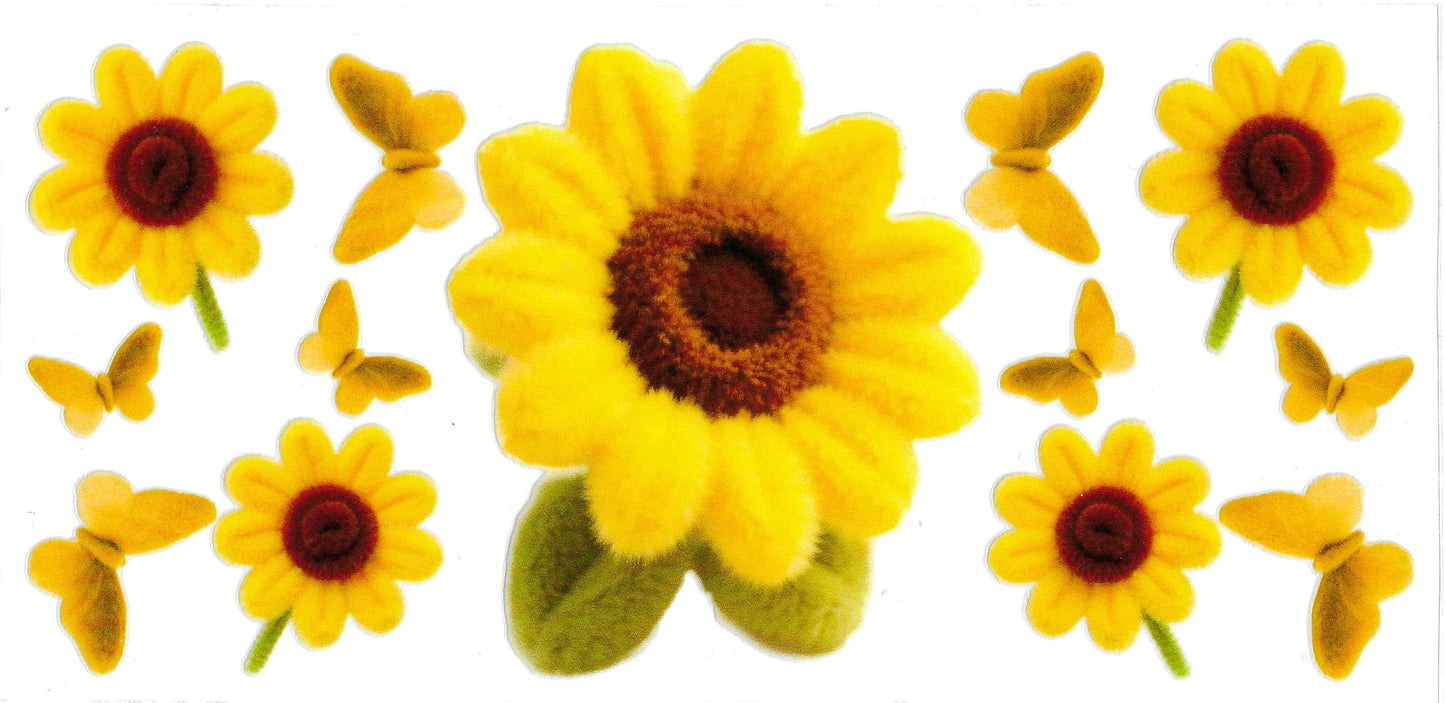 FELT SUNFLOWERS