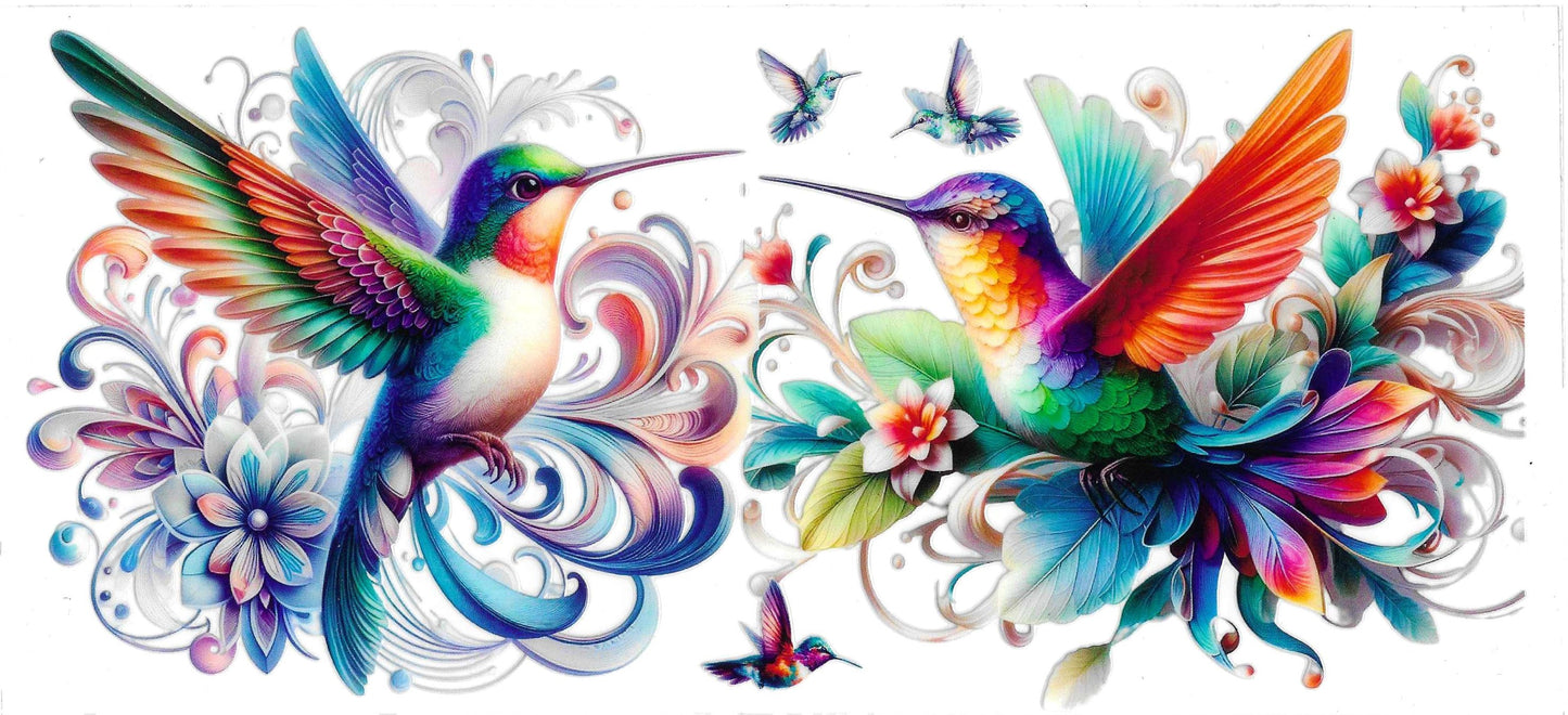 HUMNMING BIRDS SWIRLS