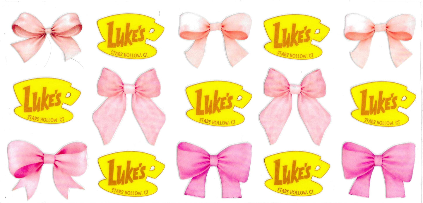 LUKES PINK BOWS