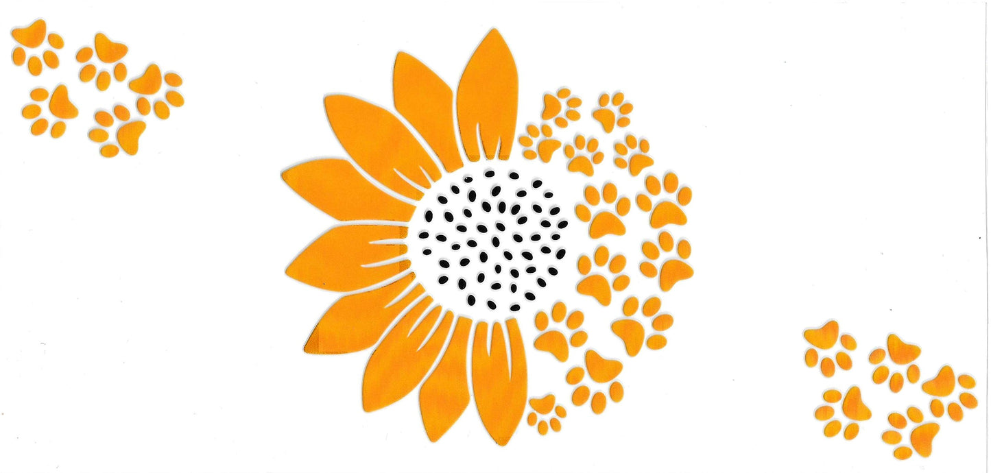 PAW PRINT SUNFLOWER