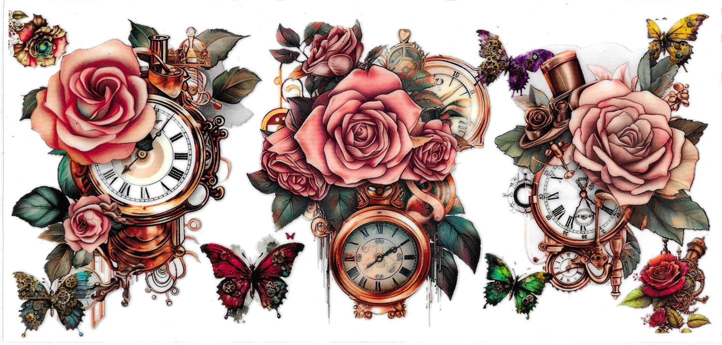 STEAM PUNK WATCHS FLOWERS