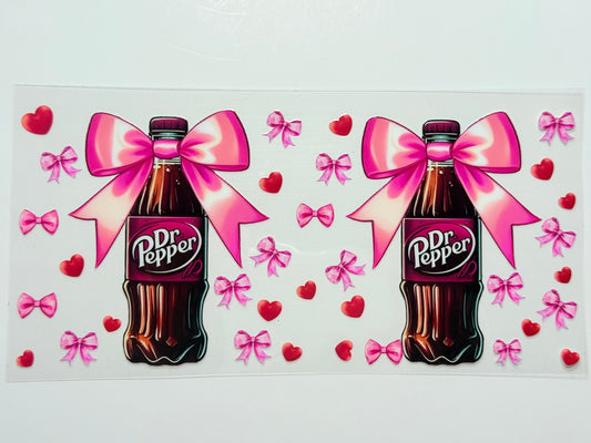 Dr Pepper bottle bows