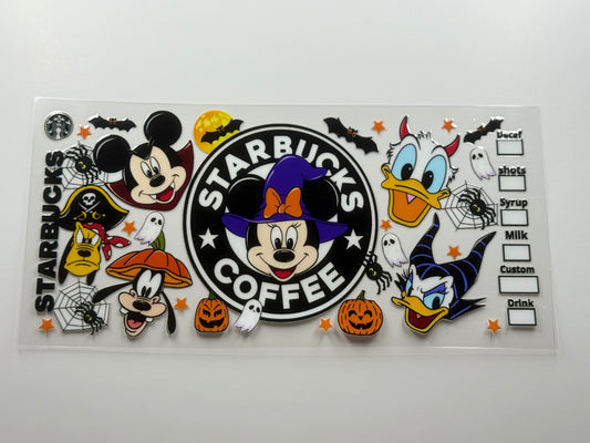 Minnie Starbucks coffee Halloween