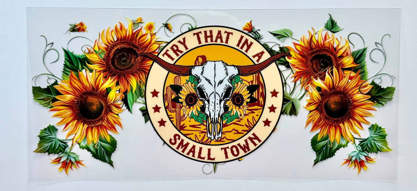Try that in a small town￼