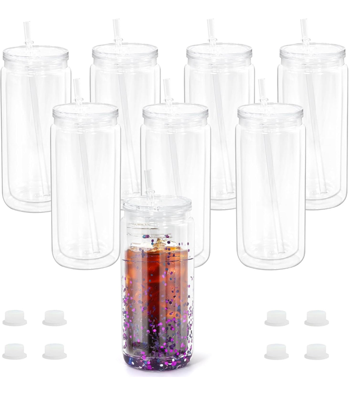 20oz Snow globe tumbler