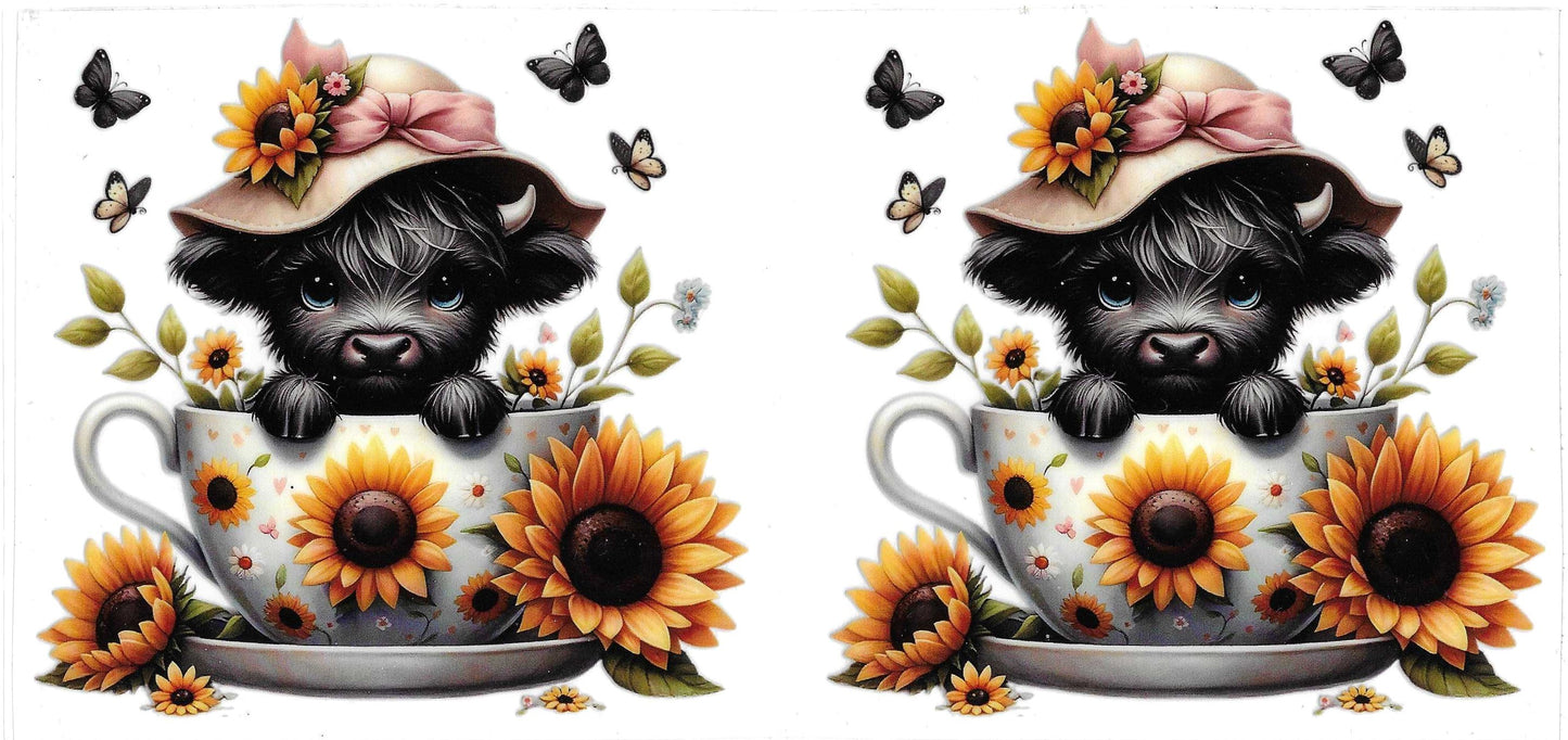 BLACK COW TEA CUP