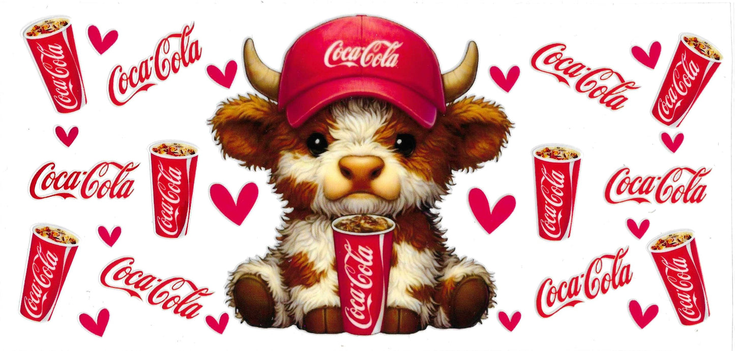 COKE BROWN SPOT COW