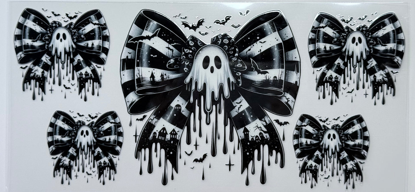 Black & White Bow Ghost