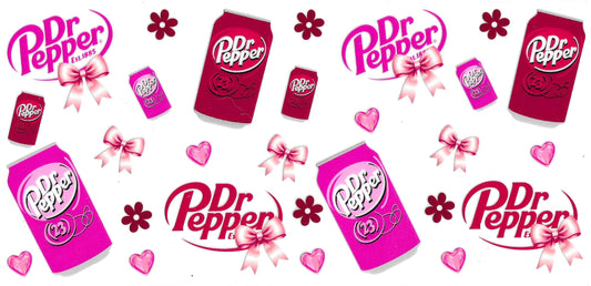 DR PEPPER HEARTS BOWS
