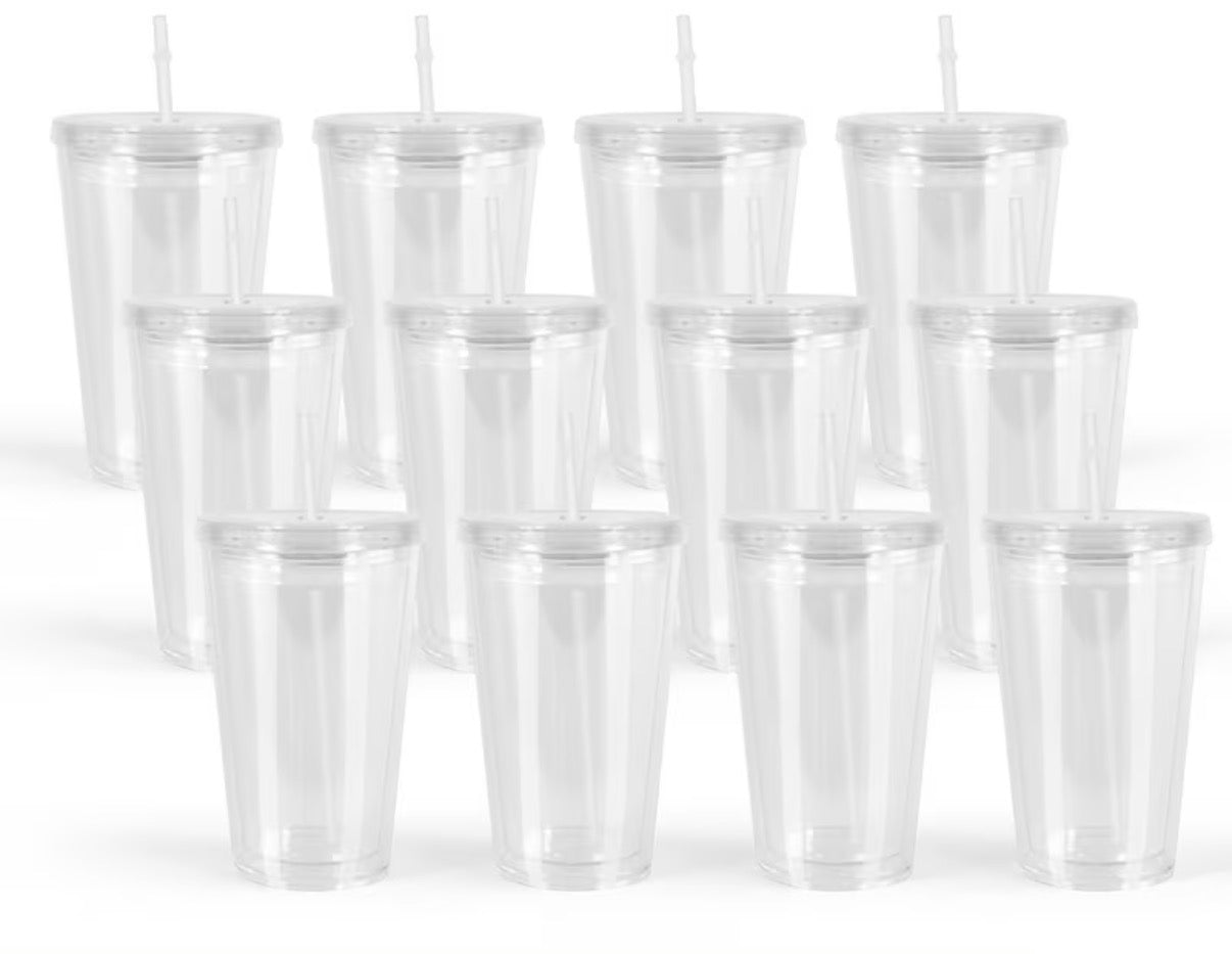 16oz Kids snow globe tumblers