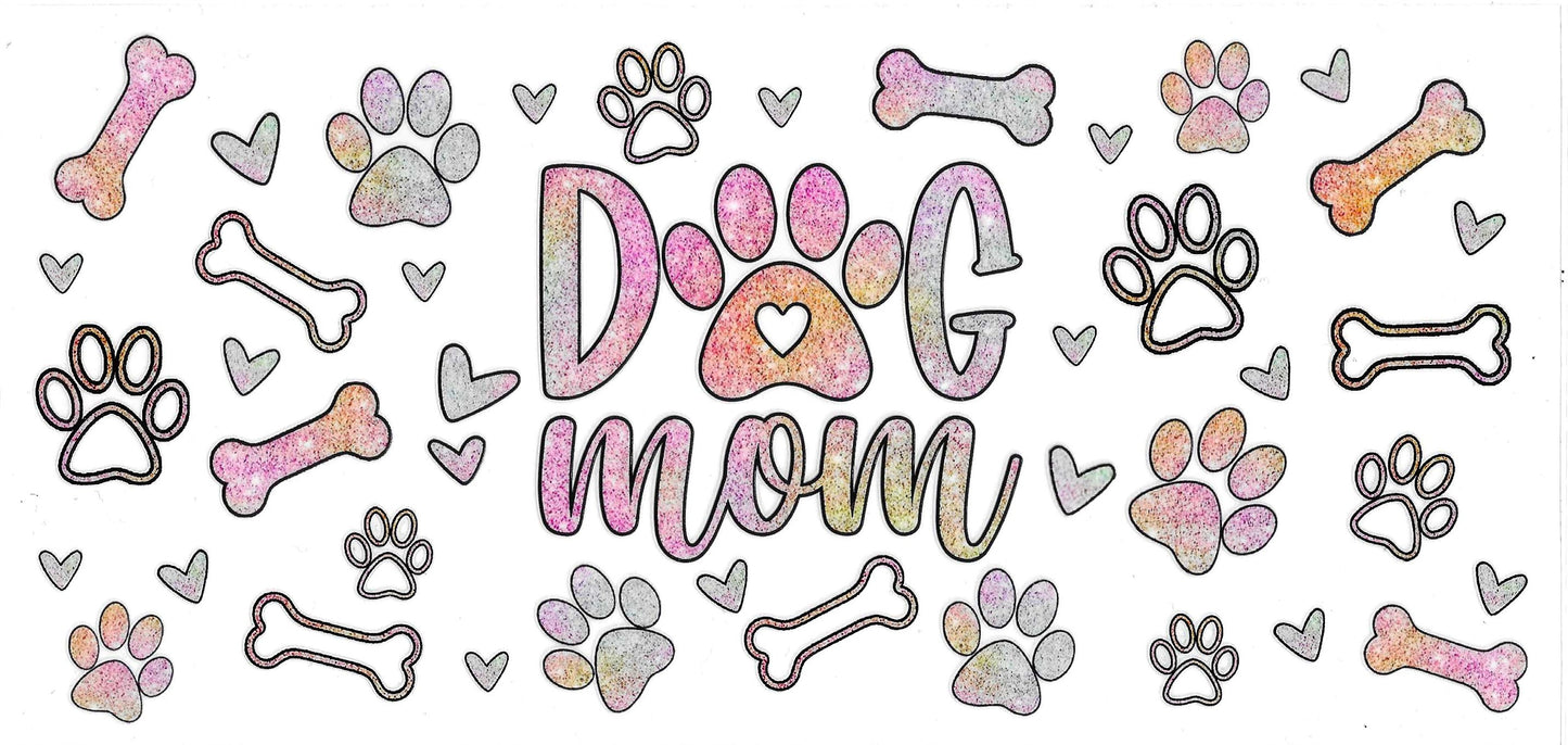 GLITTER DOG MOM