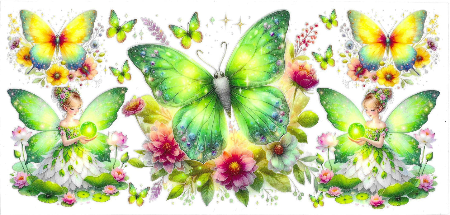 GREEN BUTTERFLY FAIRIES