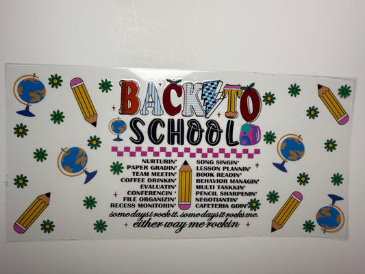 Back to school