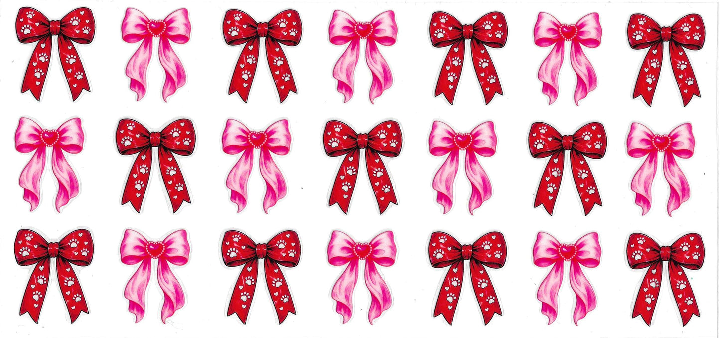PAW PRINT BOWS