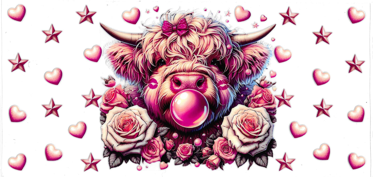 PEACH BUBBLEGUM COW