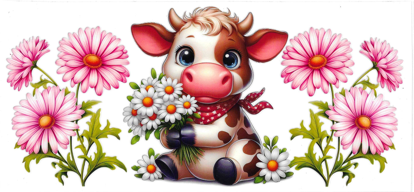 PINK DAISY COW