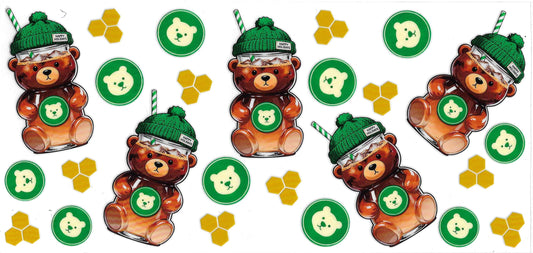 S Bear Honeycomb