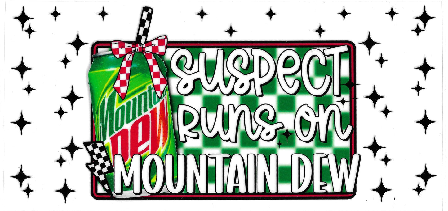 SUSPECT RUNS ON MTN DEW STARS