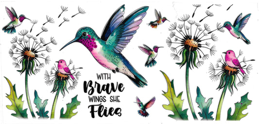 WITH BRAVE WINGS